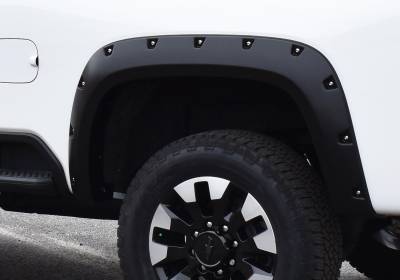 Bushwacker - Bushwacker Pocket Style Rear Fender Flares Black Silverado 40154-02