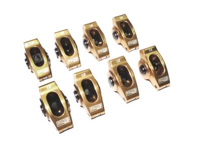 COMP Cams - COMP Cams 19002-8 Ultra-Gold Aluminum 1.6 Rocker Arms 8Pc for Chevy 3/8" Stud