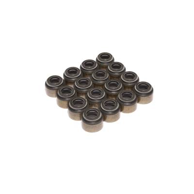 COMP Cams - COMP Cams 506-16 16Pc Black Viton Valve Seals for .494" Guide 11/32" Valve Stem