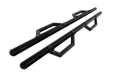 Dee Zee - Dee Zee DZ66321B 6" Black Hex Side Step Crew Cab Ram/Lincoln/Chevy/GMC/Ford/Jeep