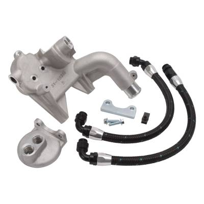 Edelbrock - Edelbrock 15834 Oil Filter Relocation Kit for PN 1581/1583 F150 Pickup