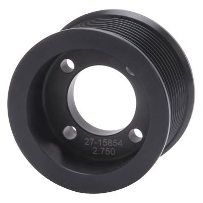 Edelbrock - Edelbrock 15854 2.75" 10-Rib E-Force Supercharger Pulley Black