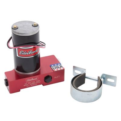 Edelbrock - Edelbrock 182051 Quiet-Flow In-Line Red Electric Fuel Pump 120 GPH
