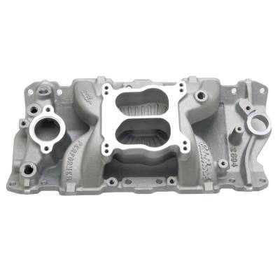 Edelbrock - Edelbrock 2604 Performer Air-Gap Series Intake Manifold 87-95 SB Chevy 262–400