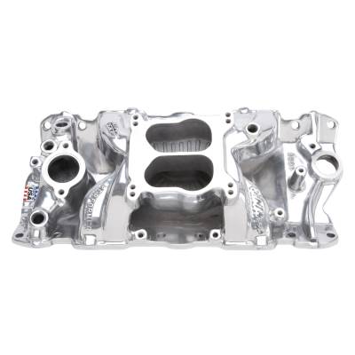 Edelbrock - Edelbrock 26011 Performer Air-Gap Series Intake Manifold 55-86 SB Chevy 262-400
