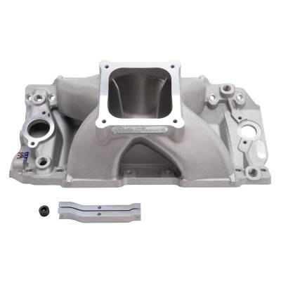 Edelbrock - Edelbrock 28978 Super Victor II Intake Manifold BBC 10.2" Tall Deck w/SR20 Heads