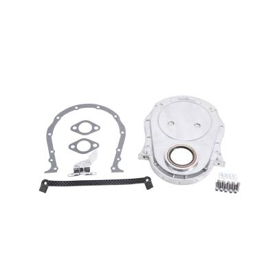 Edelbrock - Edelbrock 4241 Front Aluminum 1Pc Timing Cover for 65-73 Chevy Big Block