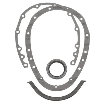 Edelbrock - Edelbrock 4243 2Pc Timing Cover Gasket for 77-80 Chevy SB 90-DEG V6