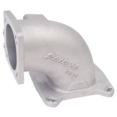 Edelbrock - Edelbrock 3849 Throttle Body Intake Elbow Upto 95mm Throttle Body