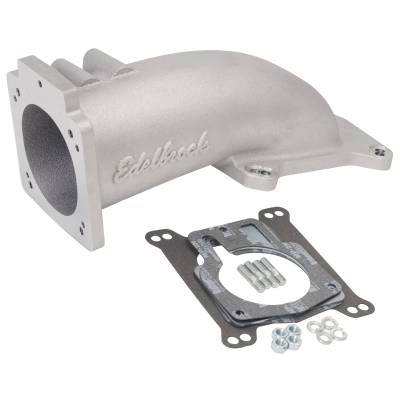 Edelbrock - Edelbrock 3847 Throttle Body Intake Elbow 90mm TB To 4150 Flange