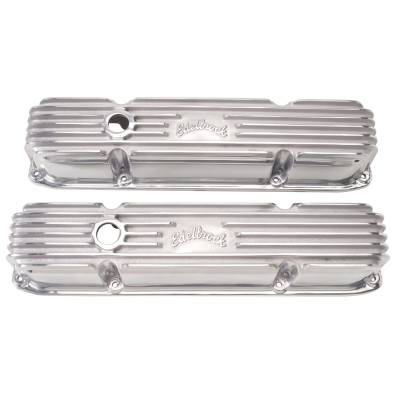 Edelbrock - Edelbrock 4192 Alum. Classic Series Valve Cover Polished for 59-78 Chrysler BB