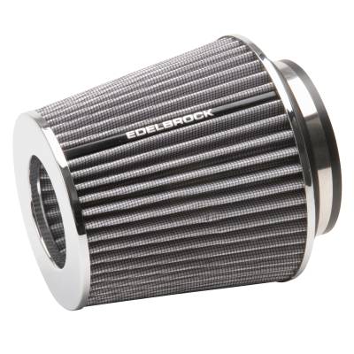 Edelbrock - Edelbrock 43642 Pro-Flo Univ. White Medium Conical Air Filter 3"/3.5"/4" Inlet