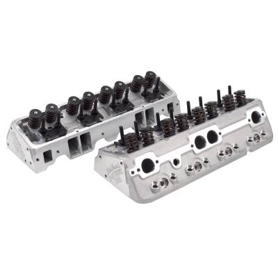 Edelbrock - Edelbrock 5089 E-Street Cylinder Heads 64cc for Small Block Chevy