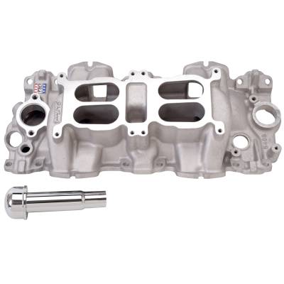 Edelbrock - Edelbrock 5409 Performer RPM Dual-Quad Intake Manifold 58-65 Chevy BB 348/409