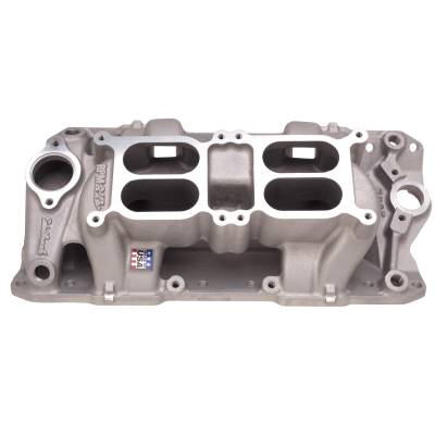 Edelbrock - Edelbrock 7525 RPM Air Gap Dual-Quad Intake Manifold for 55-86 SBC 262–400 V8