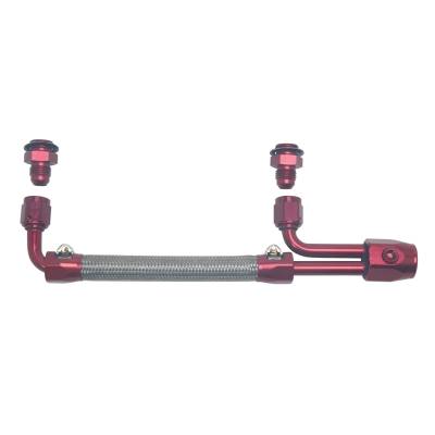 Edelbrock - Edelbrock 8088 Perf Series Multi Carb Dual Quad Fuel Line for 65-79 Ford 326-455