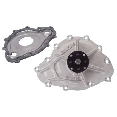 Edelbrock - Edelbrock 8856 Water Pump for Pontiac Standard Rotation Satin Finish