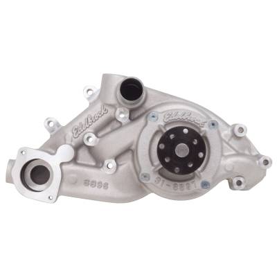 Edelbrock - Edelbrock 8896 Water Pump Two-piece for 1997-04 GM LS1/LS6 Gen III Satin Finish
