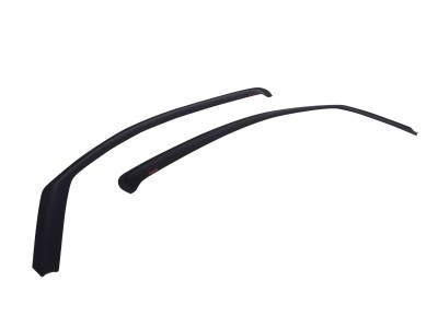 EGR - EGRUSA 561505 In-Channel Window Visors Frt Pair Black 07-13 Chevy Silverado
