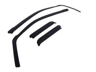 EGR - EGRUSA 573175 In-Channel Window Visors' & Rr Matte Black 09-14 Ford F150