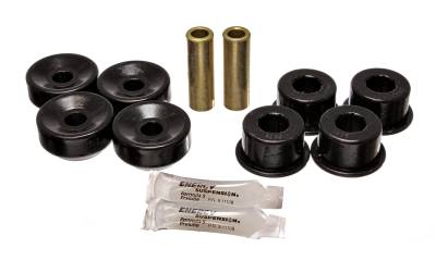 Energy Suspension - Energy Suspension 16.8108G Rear Polyurethane Shock Bushing Set Black