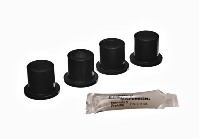 Energy Suspension - Energy Suspension 2.2105G Shackle Bushing Set Front Polyurethane Black