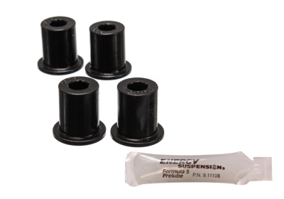 Energy Suspension - Energy Suspension 2.2106G Shackle Bushing Set Rear Polyurethane Black