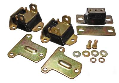 Energy Suspension - Energy Suspension 3.1122G Motor & Black Polyurethane Transmission Mount