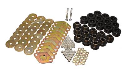 Energy Suspension - Energy Suspension 2.4109G Black Polyurethane Body Mount Set