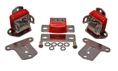 Energy Suspension - Energy Suspension 3.1133R Motor & Red Polyurethane Transmission Mount