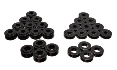 Energy Suspension - Energy Suspension 3.4134G Black Polyurethane Body Mount Set