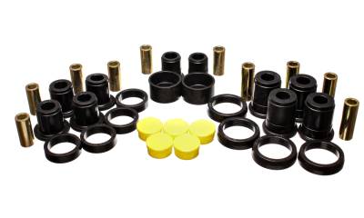 Energy Suspension - Energy Suspension 3.3194G Rear Control Arm Bushing Set Polyurethane Black