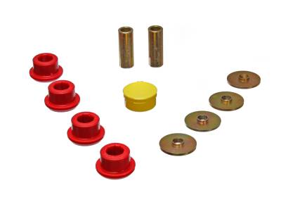 Energy Suspension - Energy Suspension 3.3191R Trailing Arm Bushing Set Rear Polyurethane Red