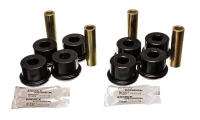 Energy Suspension - Energy Suspension 3.3188G Control Arm Bushing Set Rear Polyurethane Black