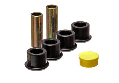 Energy Suspension - Energy Suspension 3.3179G Control Arm Bushing Set Front Polyurethane Black