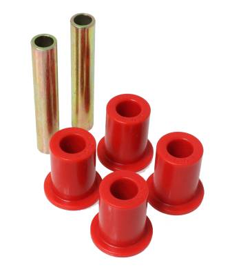 Energy Suspension - Energy Suspension 3.2111R Shackle Eye Set Front Polyurethane Red