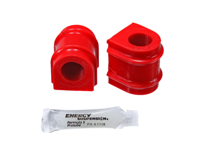 Energy Suspension - Energy Suspension 3.5218R Front Sway Bar Bushing Set Polyurethane Red