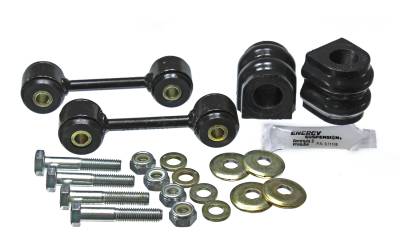 Energy Suspension - Energy Suspension 3.5219G Sway Bar Bushing Set Rear Polyurethane Black