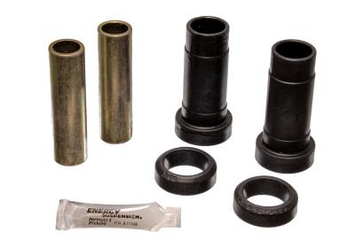 Energy Suspension - Energy Suspension 4.3122G Control Arm Bushing Set Front Polyurethane Black