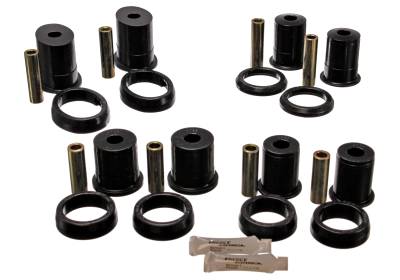 Energy Suspension - Energy Suspension 4.3115G Control Arm Bushing Set Rear Polyurethane Black