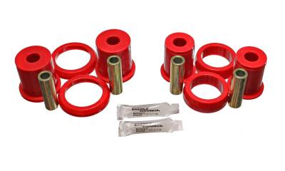 Energy Suspension - Energy Suspension 4.3129R Control Arm Bushing Set Rear Polyurethane Red