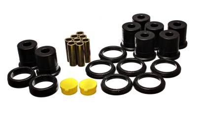 Energy Suspension - Energy Suspension 4.3151G Control Arm Bushing Set Rear Polyurethane Black