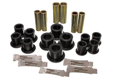 Energy Suspension - Energy Suspension 4.2150G Leaf Spring Bushing Set Polyurethane Black