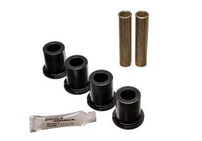 Energy Suspension - Energy Suspension 4.2144G Rear Leaf Spring Bushing Set Polyurethane Black