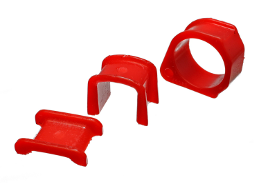 Energy Suspension - Energy Suspension 4.10105R Rack & Pinion Bushing Set Polyurethane Red