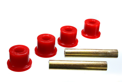 Energy Suspension - Energy Suspension 4.1102R Trans Crossmember Mount Bushings Red for 79-93 Mustang