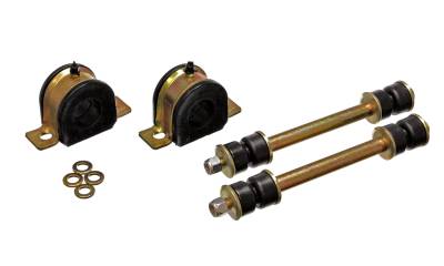 Energy Suspension - Energy Suspension 3.5204G Sway Bar Bushing Set Front Polyurethane Black