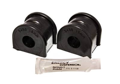 Energy Suspension - Energy Suspension 3.5197G Sway Bar Bushing Set Rear Polyurethane Black