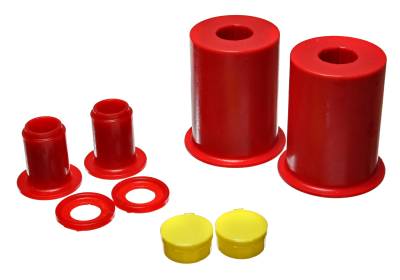 Energy Suspension - Energy Suspension 4.3165R Control Arm Bushing Set Front Polyurethane Red