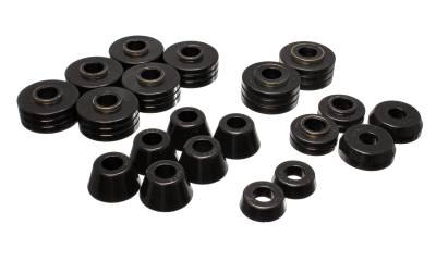 Energy Suspension - Energy Suspension 4.4102G Body Cab Mount Set Polyurethane Black